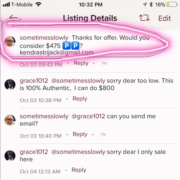 Be careful this person don’t sell anything to her - Picture 6 of 8